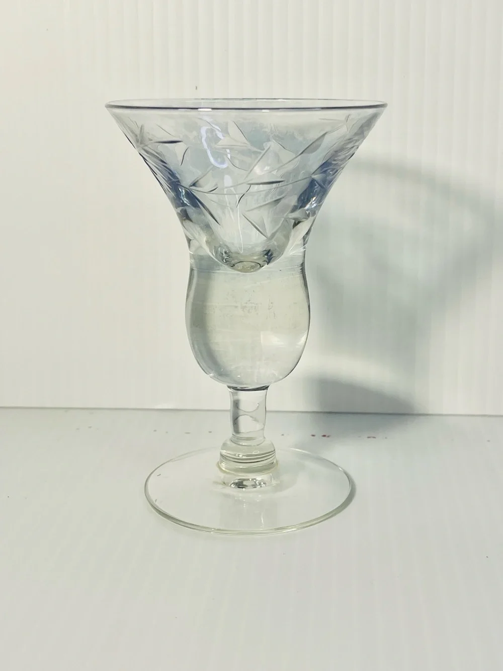 Vintage Stuart Crystal footed Glass